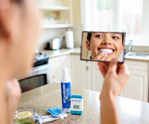 teeth whitening at home
